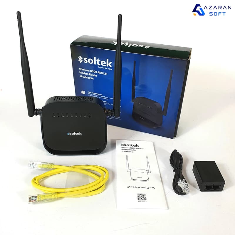 مودم روتر ADSL2+ سولتک مدل WM305N